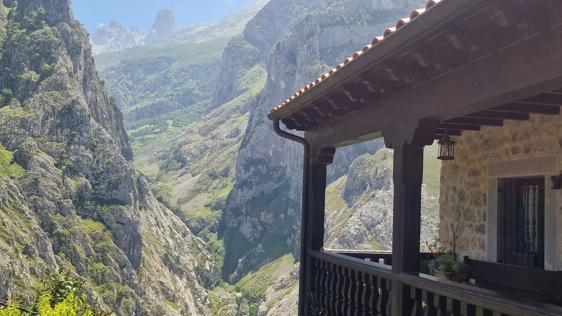 Paisaje desde un mirador en Picos de Europa