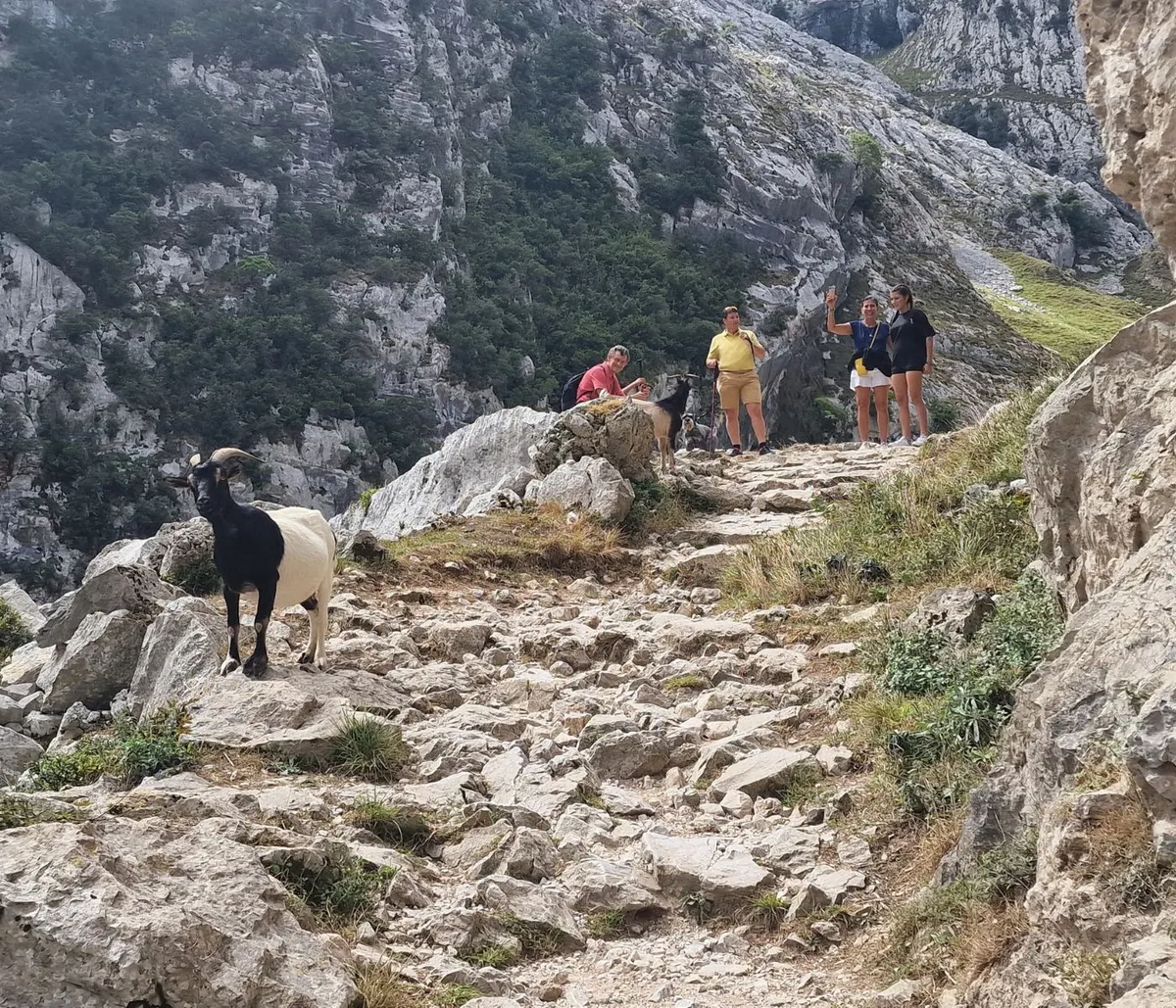 Momento de pausa durante un viaje de Pies a Tierra