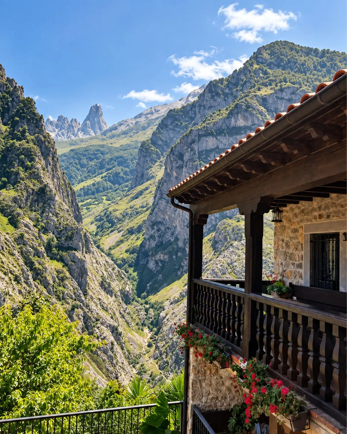 Arquitectura tradicional entre las montañas de Picos de Europa